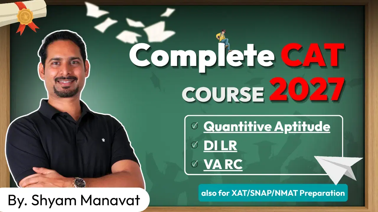 Complete CAT 2027 preparation self-study course