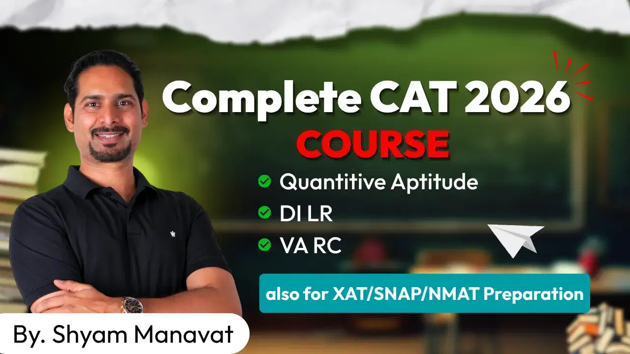 CAT 2026 and XAT/SNAP/NMAT Preparation Course – Self-Study Program